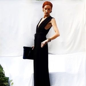 Rachel Pally Black Sleeveless Caftan Long Dress-M